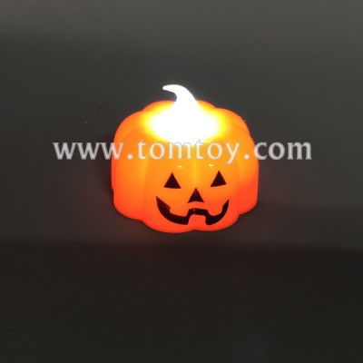 Halloween LED Light Up Pumpkin Tea Candle