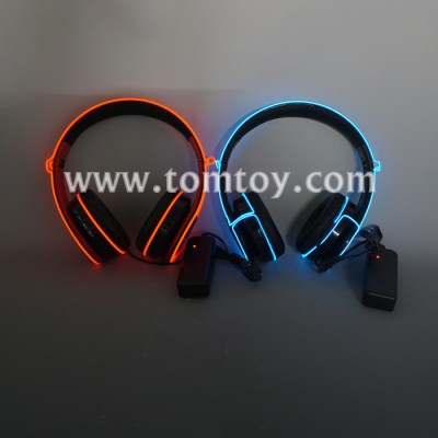 NEW EL Novelty Light Up Bluetooth Headphone