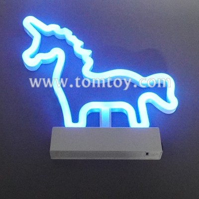 Hot Batteries Powered Unicorn LED Neon Light Sign for home decoration