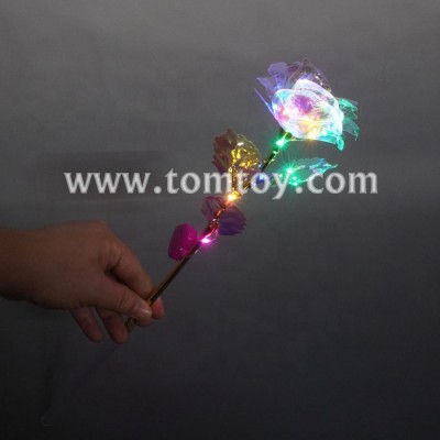 Tomtoy New Bright novelty LED Light Flashing Rose for Valentine