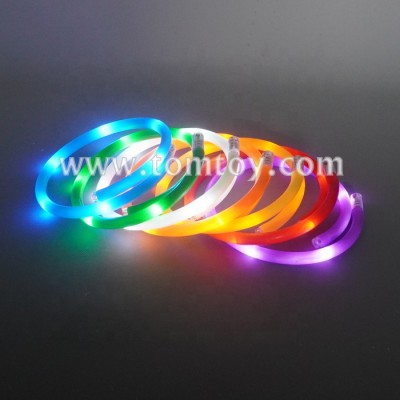 Classic Wholesale Party Favor Tube LED Flashing Necklace