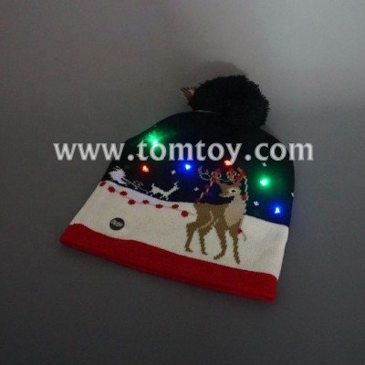 Wholesale Christmas LED Light Up Knitted Hats