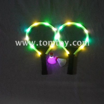 New Outdoor Play Toys LED Flashing  Light Up Badminton Racket Set for kids and adults