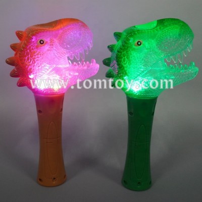 Kids Favor Toys LED Flashing Light Up Dinosaur Wand with Sound