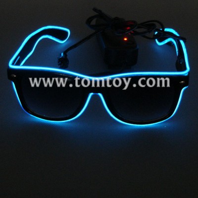 Classic LED Light Up EL Wire Shade Glasses