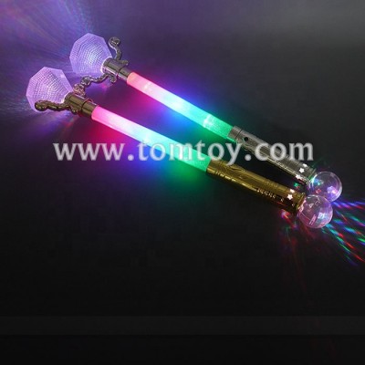 Party Costume Princess Scepter LED Flashing Light Up Diamond Wand