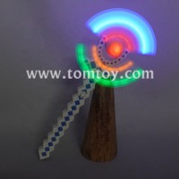 Novelty LED Light up Spinning Mosaic Pixel Windmill Wand