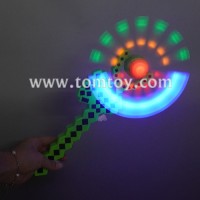 New LED Light up Spinning Pixel Axe Windmill Wand